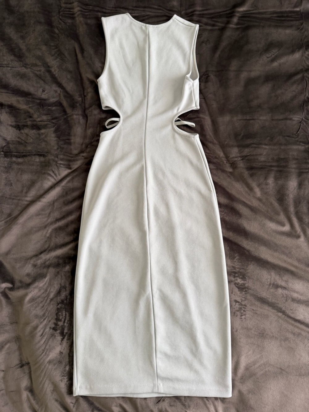 Zara White Cutout Midi Dress
